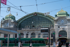 Basel SBB, the largest train station in Basel and the site for our first briefing