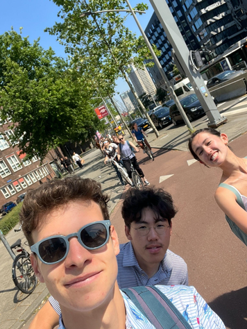Biking in Rotterdam