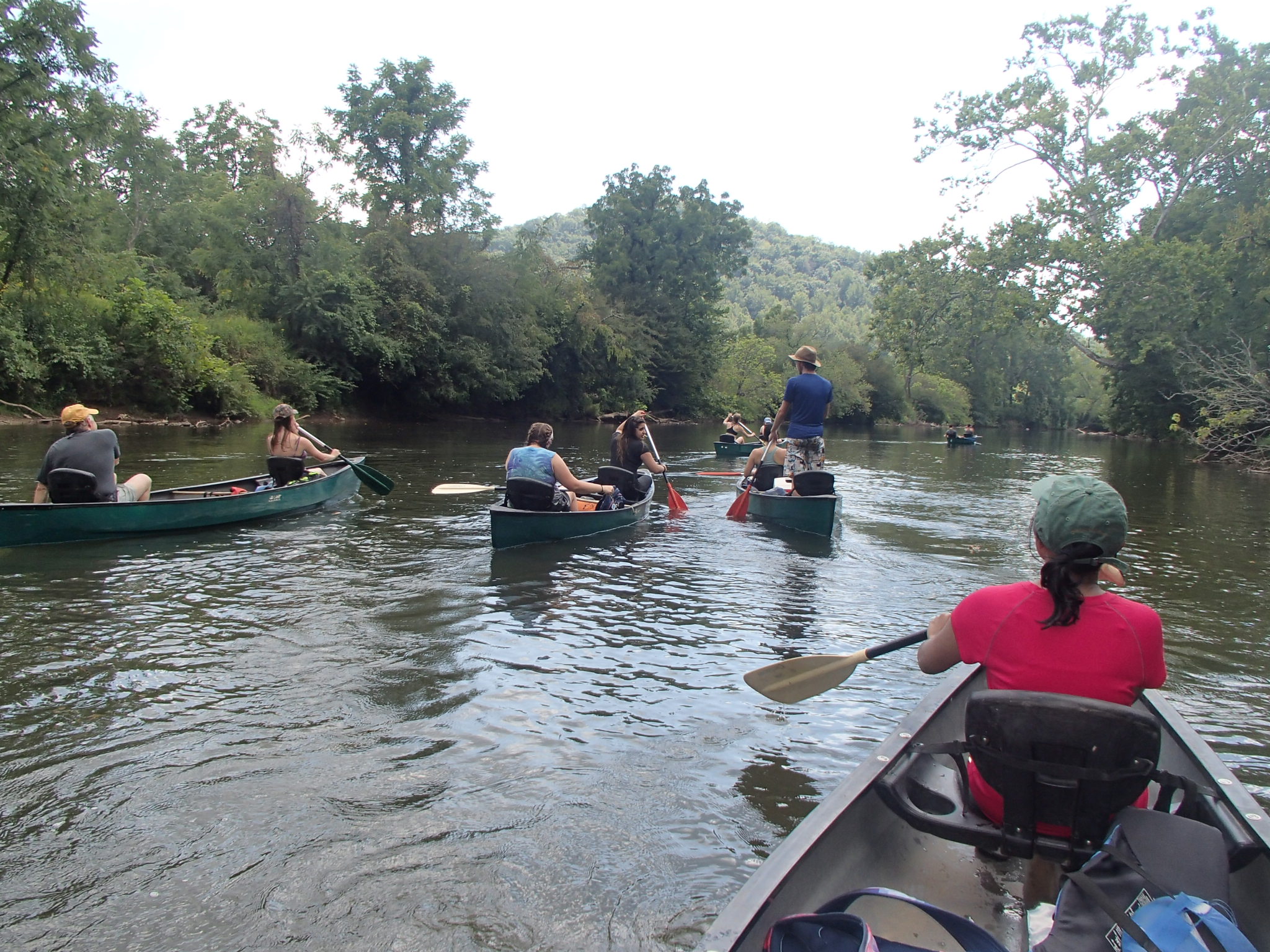 canoeing on the Little Tennessee