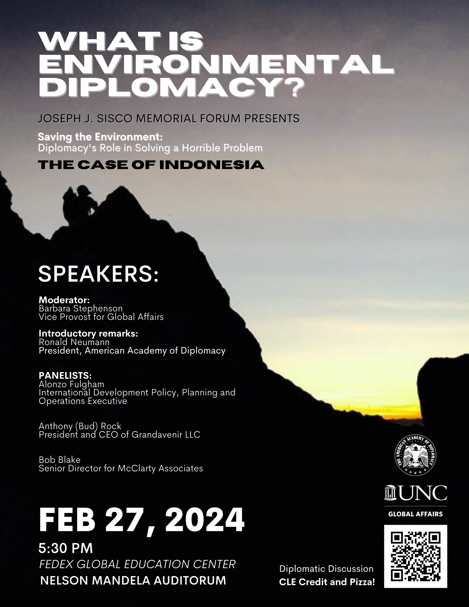 environmental diplomacy poster
