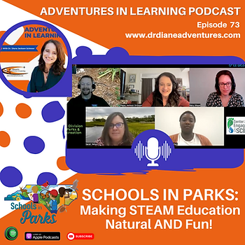 Schools in Parks podcast cover.