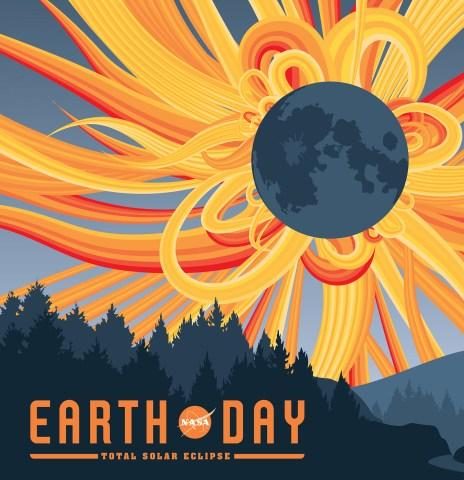 Earth Day graphic by NASA